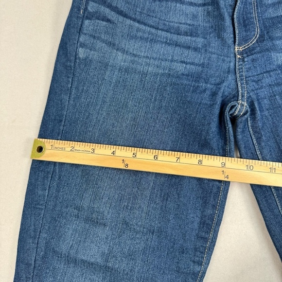 Paige Verdugo Crop Womens Size 28 Mid Rise Dark Wash - Picture 9 of 11